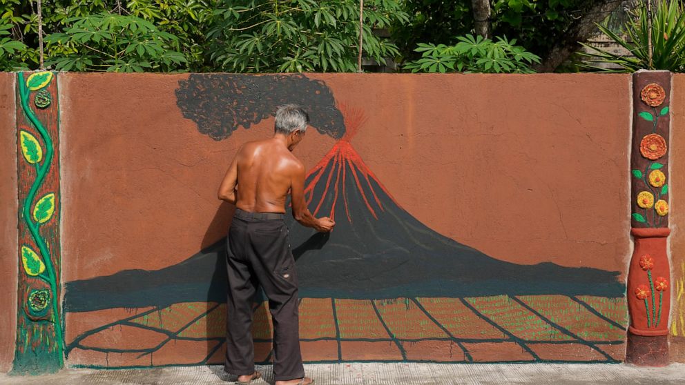 Philippines Mayon Volcano Spews Lava Down Its Slopes In Gentle