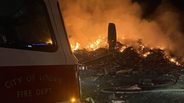 Early morning fire at Logan City Landfill – Cache Valley Daily – News