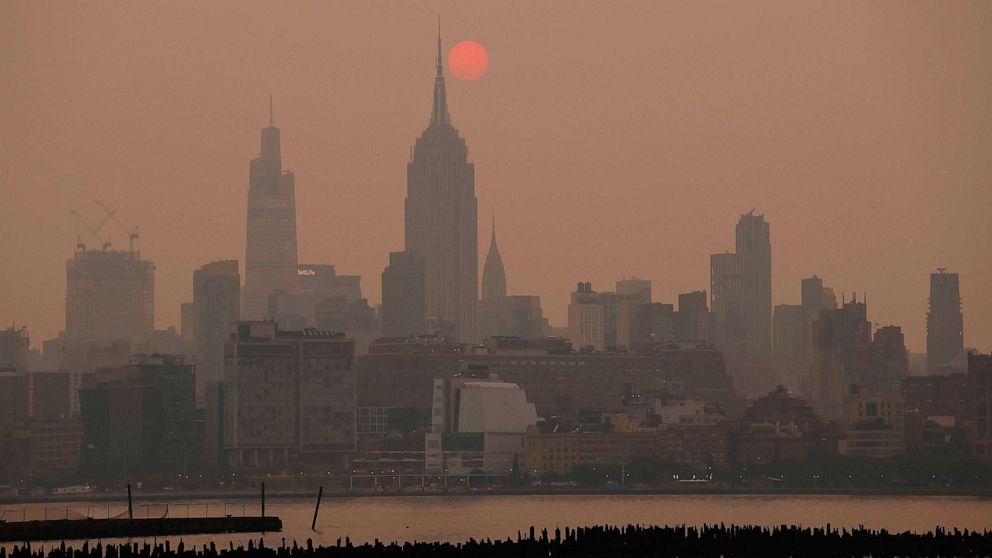 Wildfire Smoke Map Which Us Cities States Are Being Impacted By Canadian Wildfires Kvnu 9628