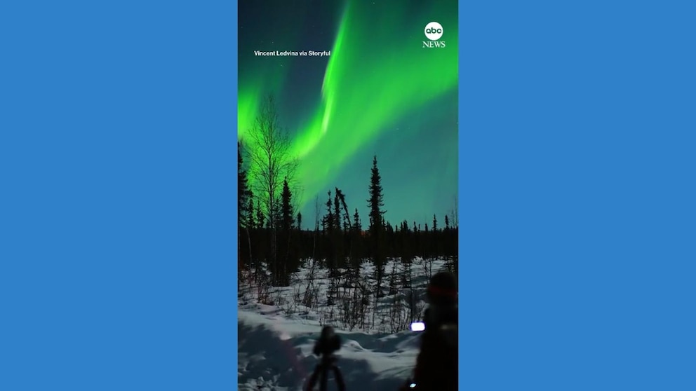 WATCH Northern Lights dazzle spectators in Alaska KVNU News for