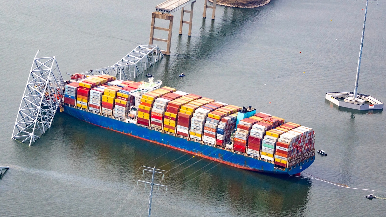 Ship that hit Baltimore bridge was 'unseaworthy' when it left port, city claims - KVNU - News ...