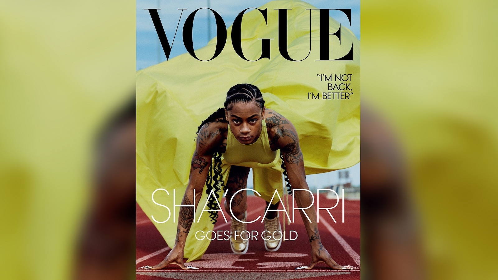 Sha'Carri Richardson stars on Vogue digital cover ahead of Paris