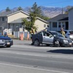 Woman hospitalized after three-vehicle crash in southwest Logan