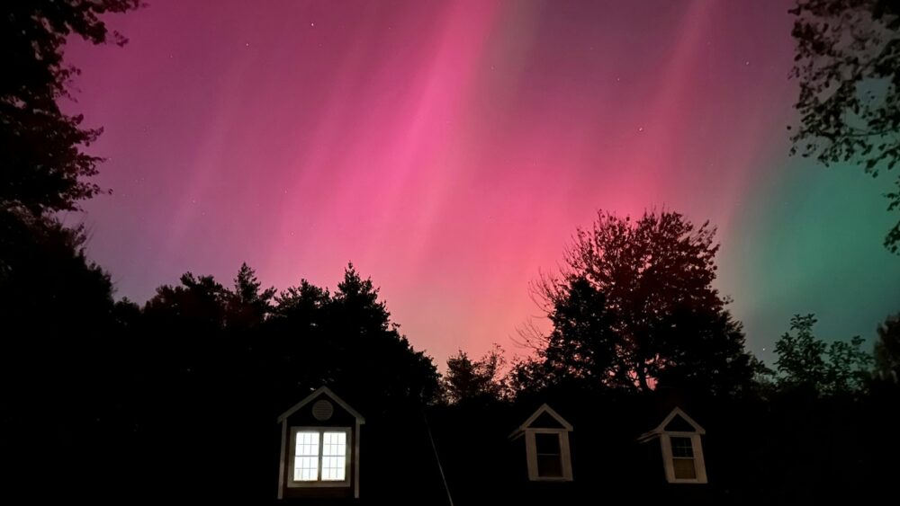 Northern lights on display across the eastern US amid 'severe' solar