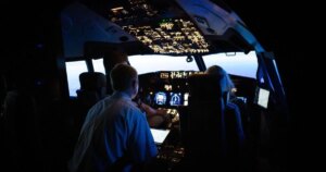 USU aviation students learning with new simulator technology