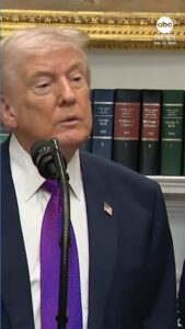 Video Trump hasn’t disciplined staffer he says posted video with racist image of Obamas