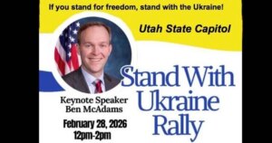 Democratic congressional candidate to headline 'Stand with Ukraine' rally on Feb. 28
