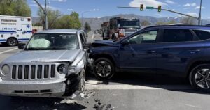 Firefighters rescue trapped occupant after Tremonton intersection crash