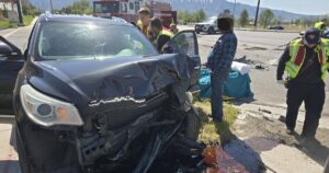 5 hospitalized after two-vehicle crash closes U.S. 91 in Logan