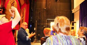 Artistic director Richie Call celebrates restoration of Caine Lyric Theatre to full functionality