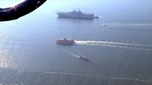 WATCH:  Tall ship parade on the Hudson River in New York