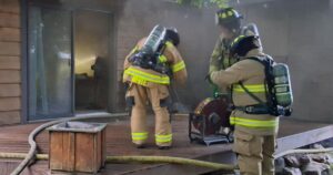 Crews respond to early morning garage fire in Smithfield