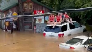 Missouri flooding: Dozens of water rescues reported, campground building collapses into floodwaters