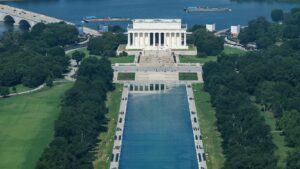 Secretary Burgum defends cost of Reflecting Pool repairs: ‘It’s going to be a small number’