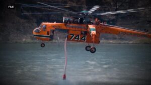 WATCH:  Helicopter involved in fighting wildfires crashes, Utah authorities say
