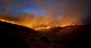 High winds push Johnson Canyon Fire past 3,500 Acres
