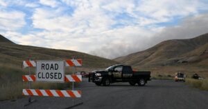 Evacuation alerts lifted as Johnson Canyon Fire reaches 65% containment
