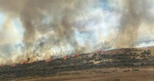 Little Mountain Fire burns 300 acres in Box Elder County, prompts facility closure