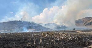Brushy Canyon Fire surges to 8,000 acres in Box Elder County, remains uncontained