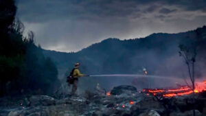 Blind Hollow Fire burns 20 acres in Logan Canyon, closing highway until noon Monday