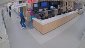 WATCH:  Miami hospital patient attacks emergency room employees