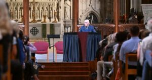 LDS Church President Dallin H. Oaks calls Constitution a tool for peacemaking at Washington National Cathedral