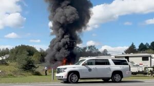 Texas Air National Guard F-16 crashes in Michigan, sparking evacuation