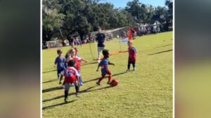 WATCH:  Dispute over 3-year-old soccer player goes viral