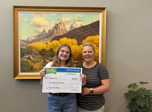 Good grades pay off for local eighth grader in Zions Bank program
