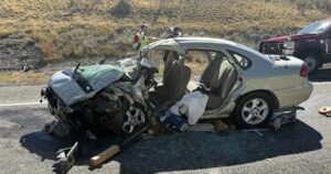 Two injured, one airlifted after head-on rollover crash near Beaver Dam