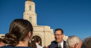 Leaders of The Church of Jesus Christ of Latter-day Saints dedicate Wyoming Temple, schedule Lehi groundbreaking